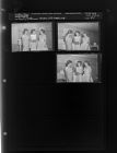 Women with trophy cup (3 Negatives), May 22-23, 1964 [Sleeve 95, Folder a, Box 33]